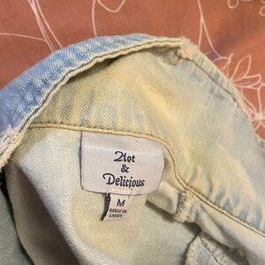 Hot & Delicious Faded Blue Denim Jacket